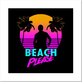 80's Spring Break Summer Beach Retro Meme Posters and Art